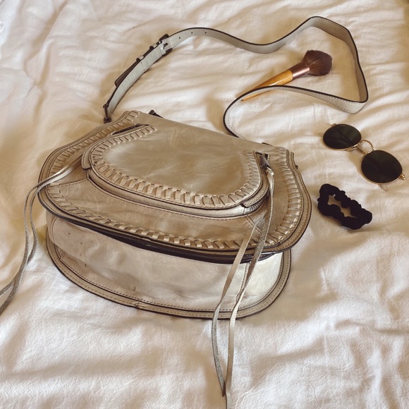 Rebecca Minkoff Vanity Saddle Bag - Puddy Gray - Picture 2 of 11